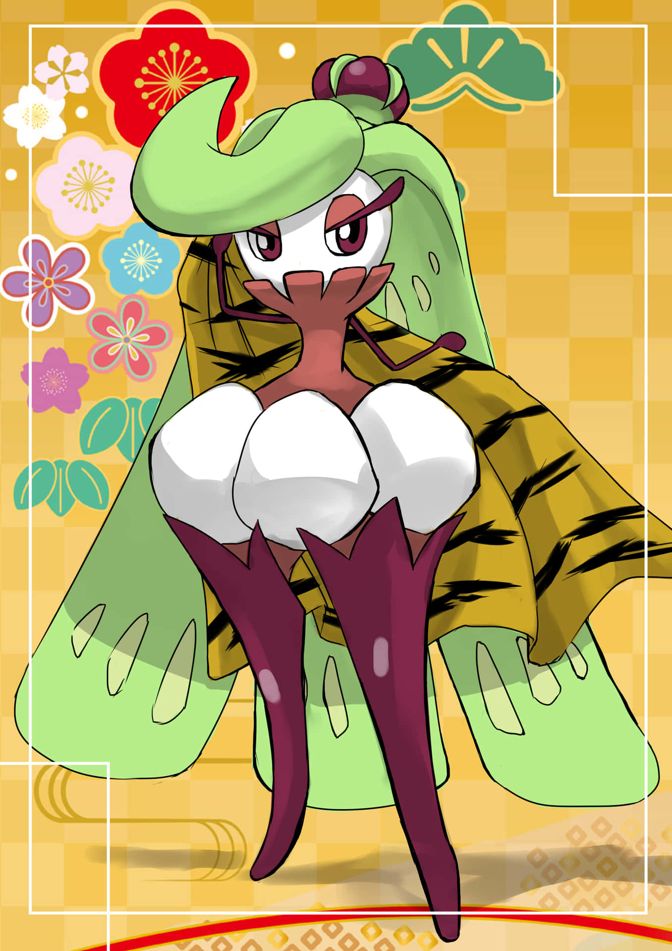Tsareena Pokemon Artwork
