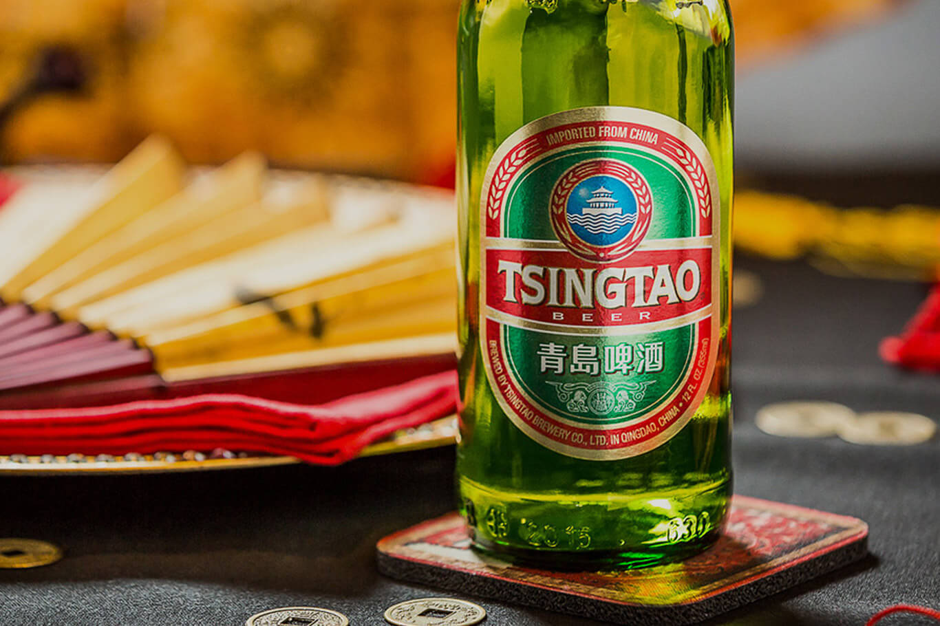 Tsingtao Beer Advertisment Background