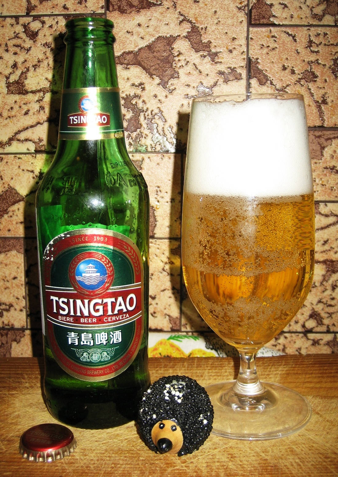 Tsingtao Chinese Beer Background