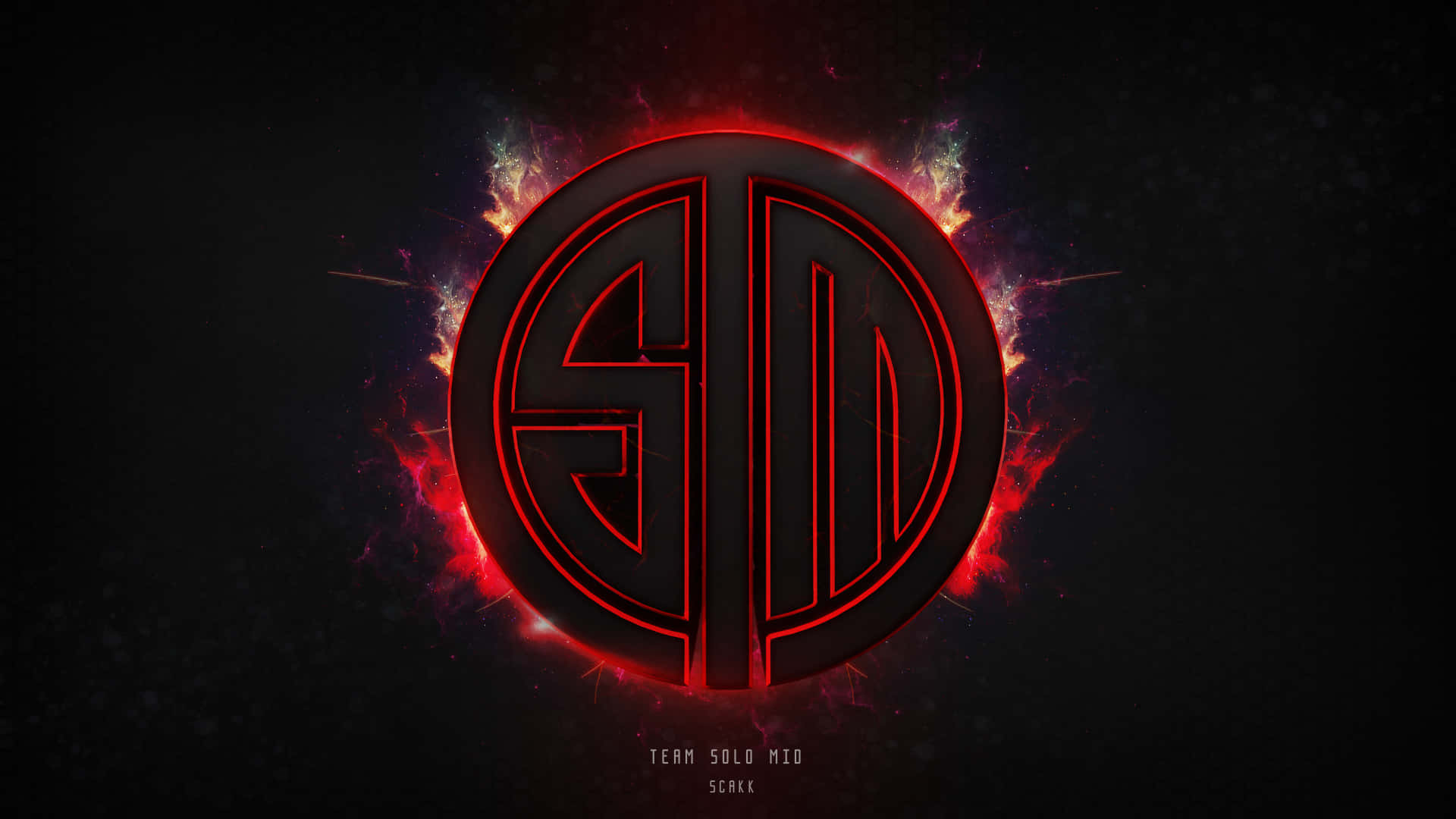 Tsm Black Red Fire Background