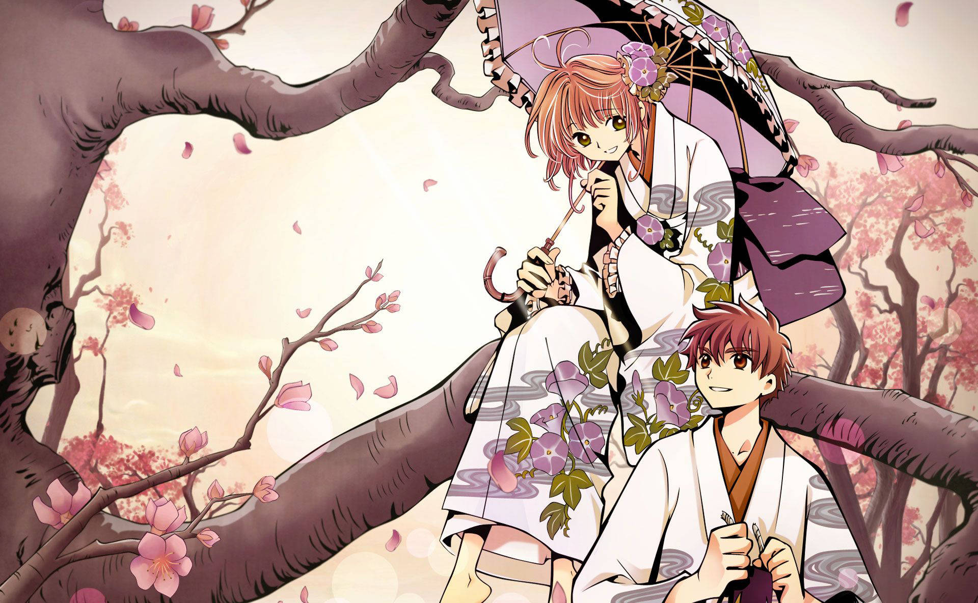 Tsubasa Reservoir Chronicle Sakura And Syaoran Background