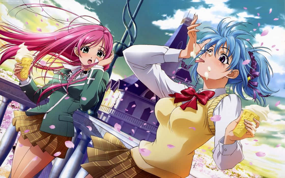 Tsukune And Moka Are Ready To Take On Any Challenge!