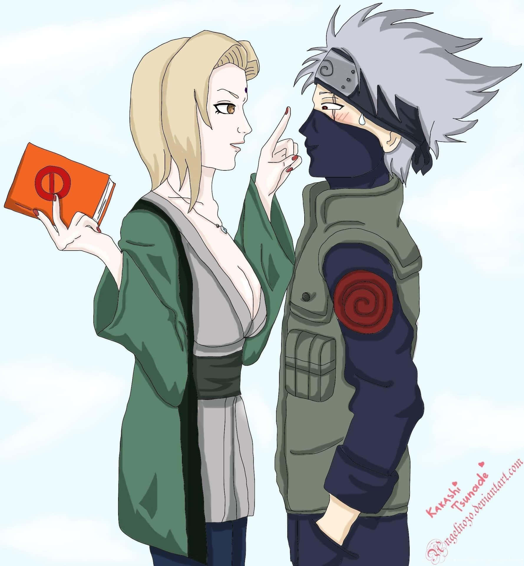 Tsunade And Kakashi Iphone Background