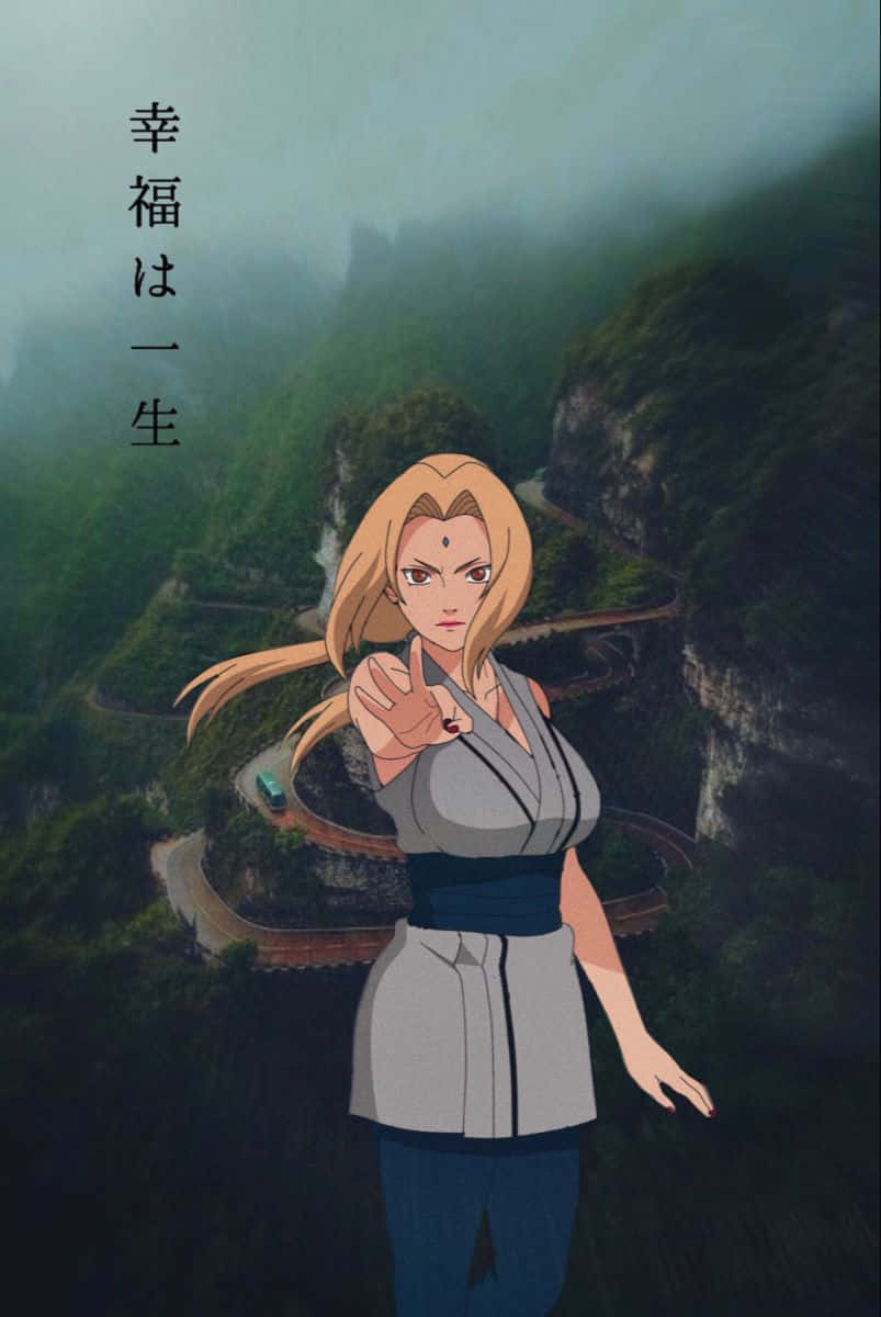 Tsunade Iphone Mountain Road Background