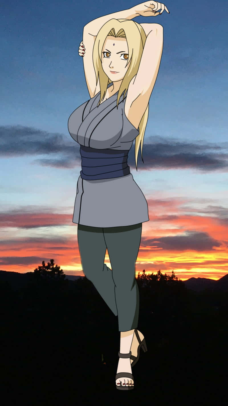 Tsunade Iphone Sunset Background