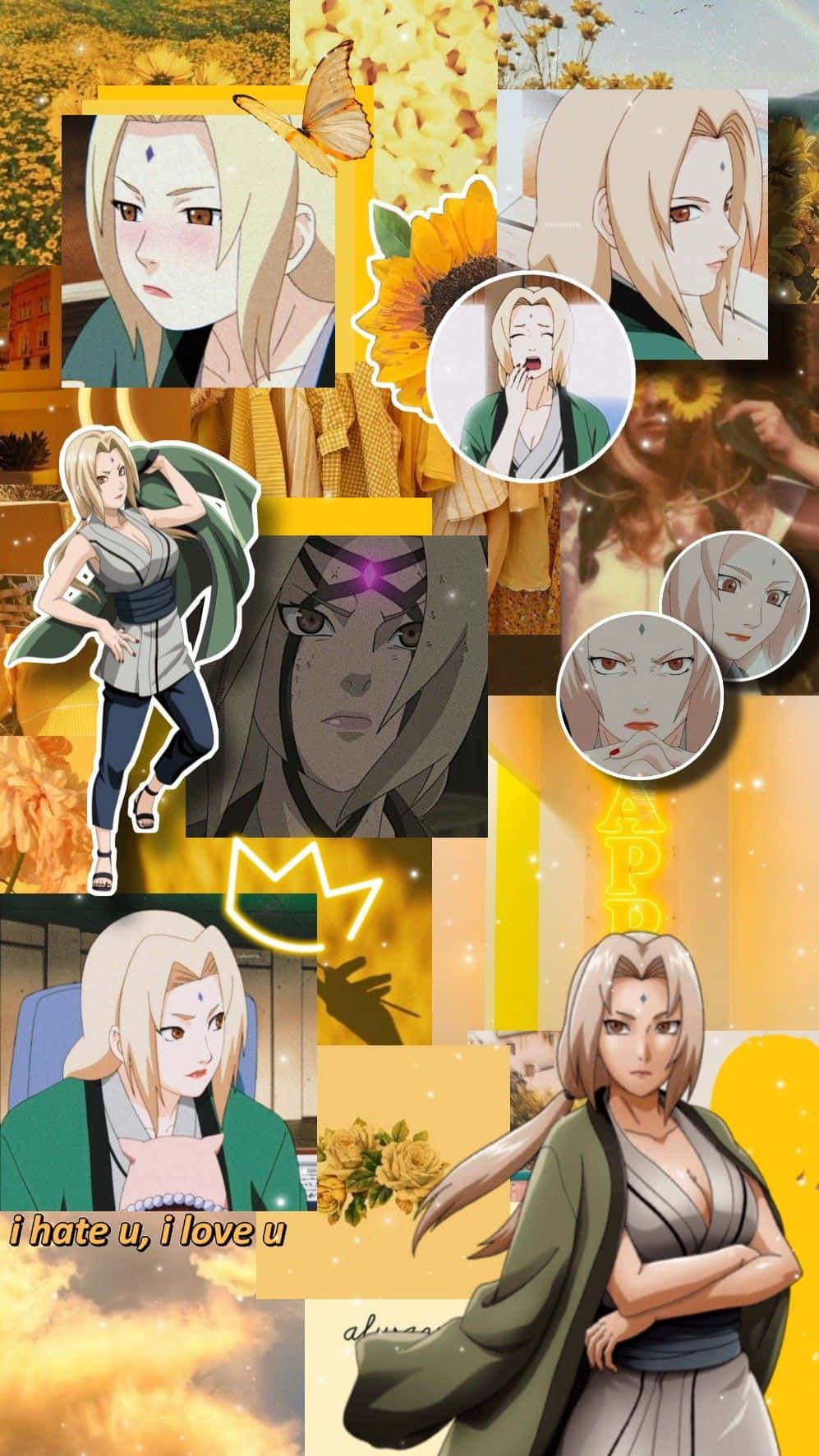 Tsunade, The Iconic Anime Character, Now On Your Iphone Background