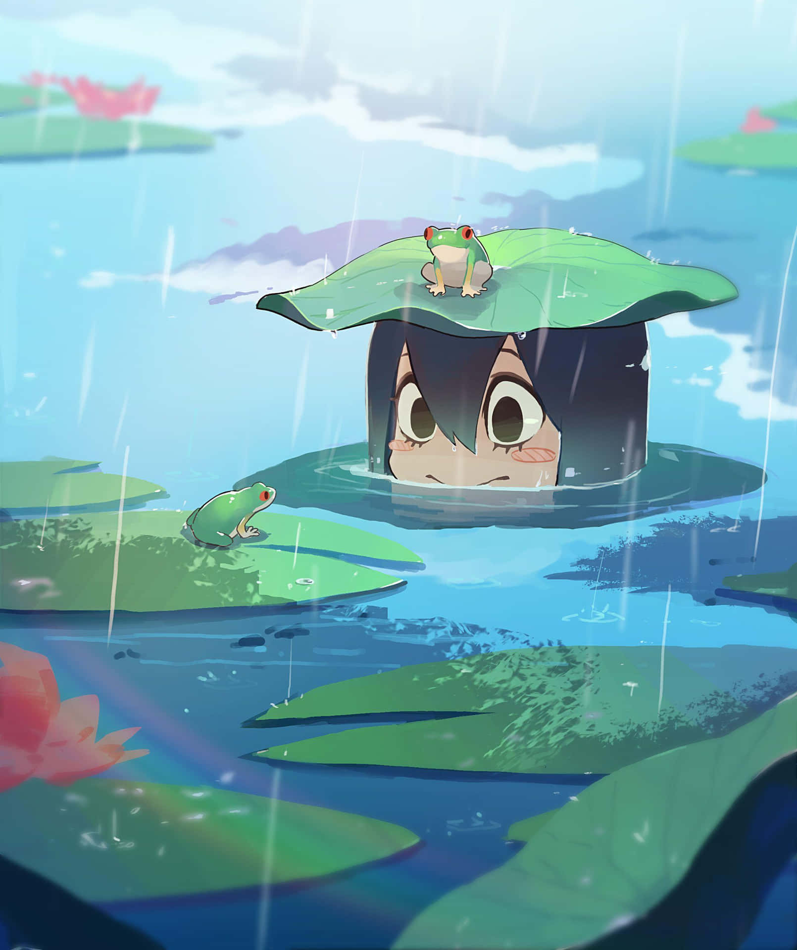 Tsuyu Asui In River