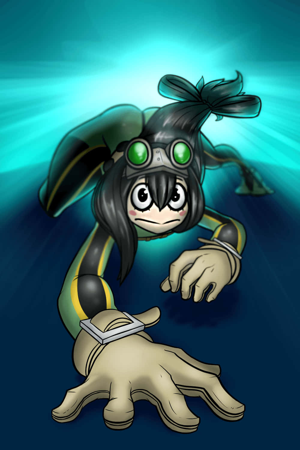 Tsuyu Asui Sticky Background