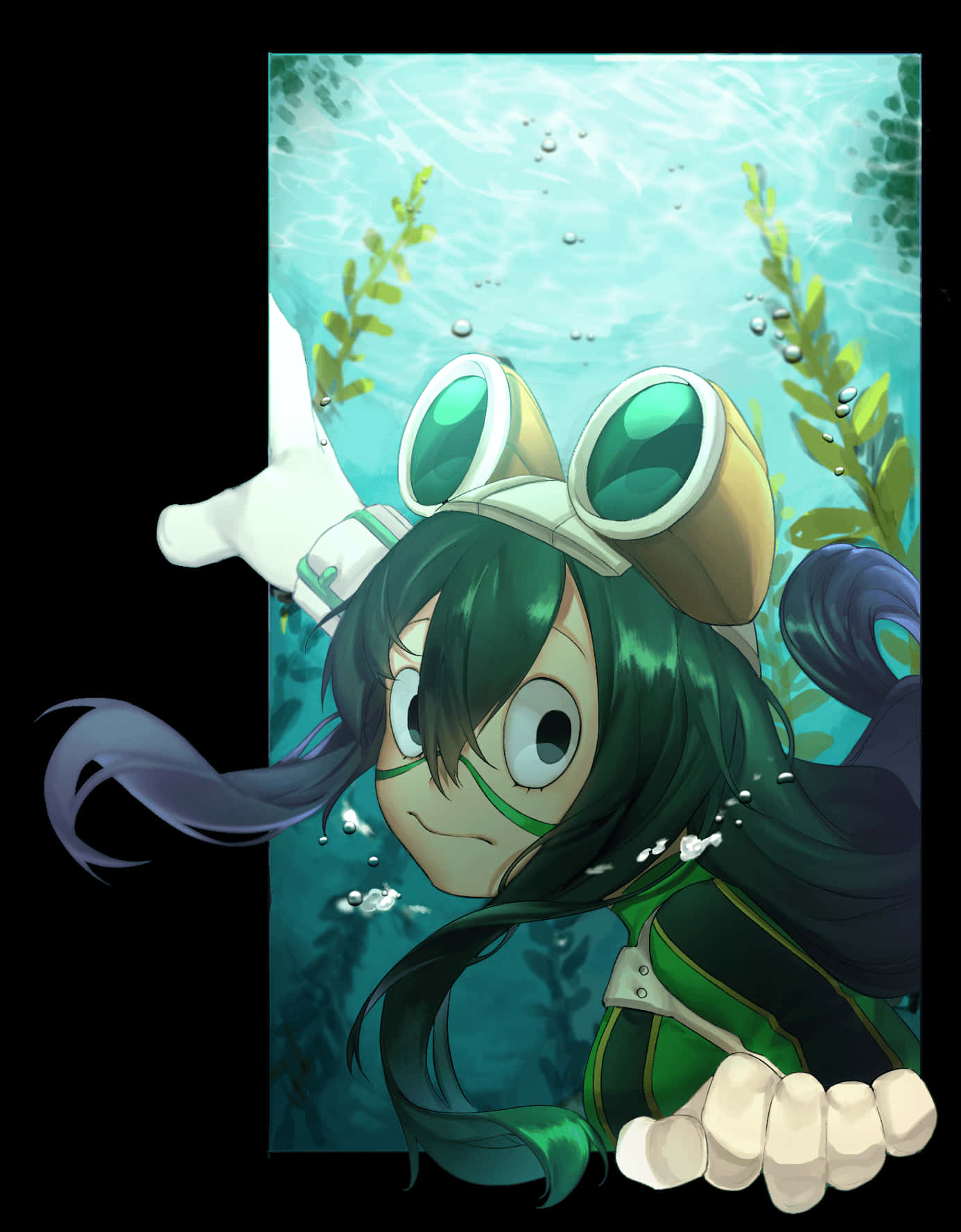 Tsuyu Asui Underwater