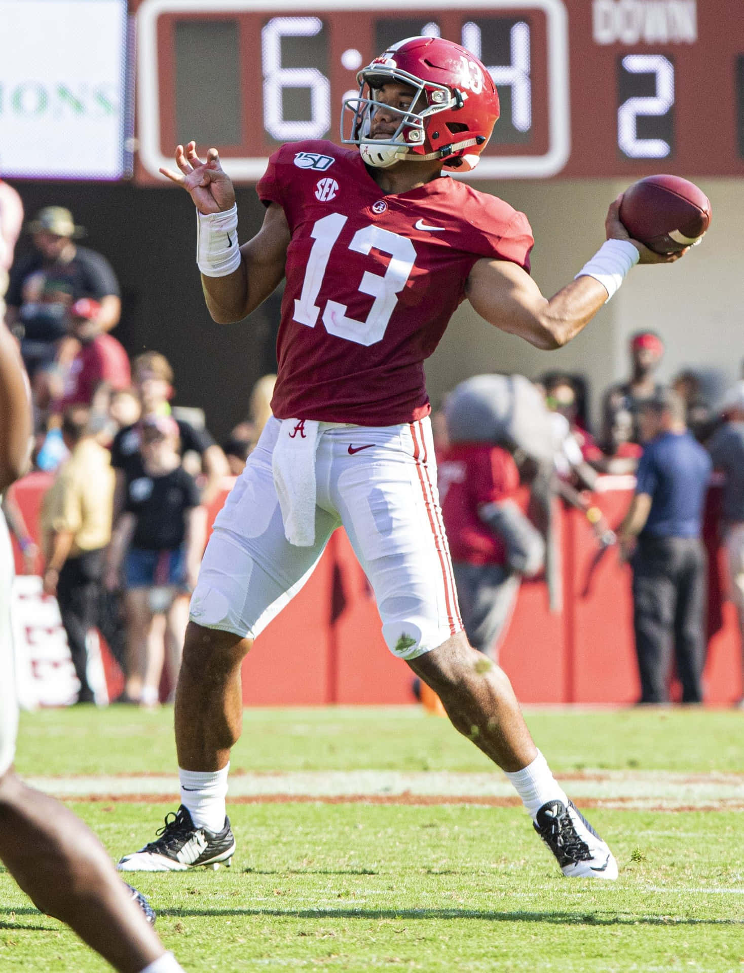 Tua Tagovailoa Of The Miami Dolphins Background