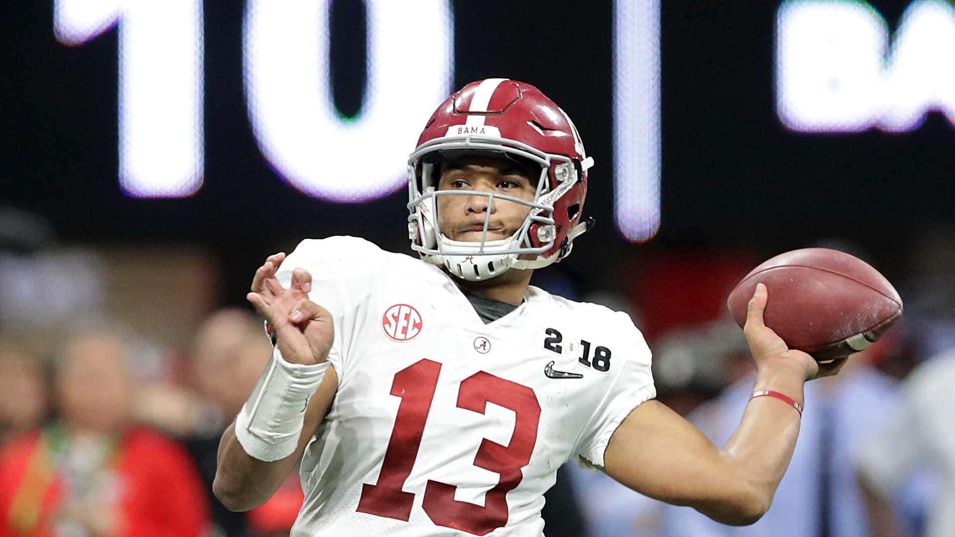 Tua Tagovailoa Passing Background