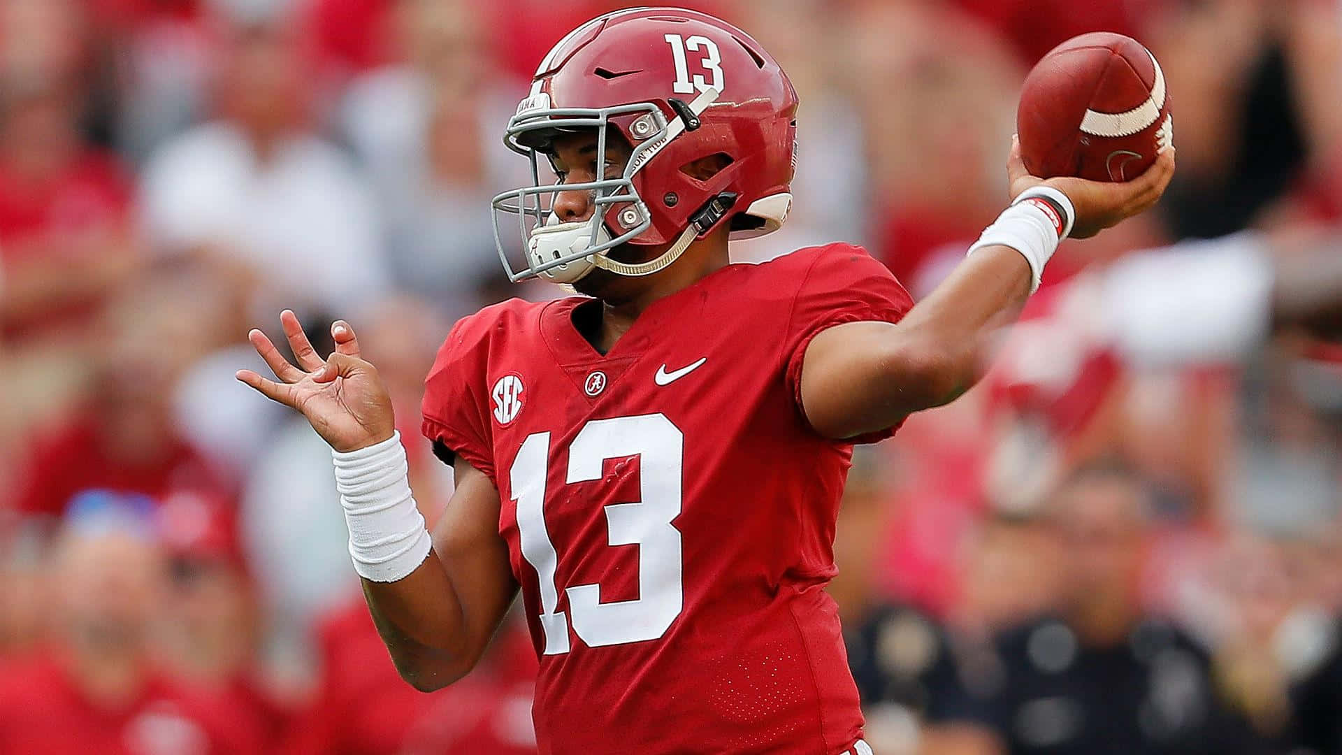 Tua Tagovailoa Throwing Background