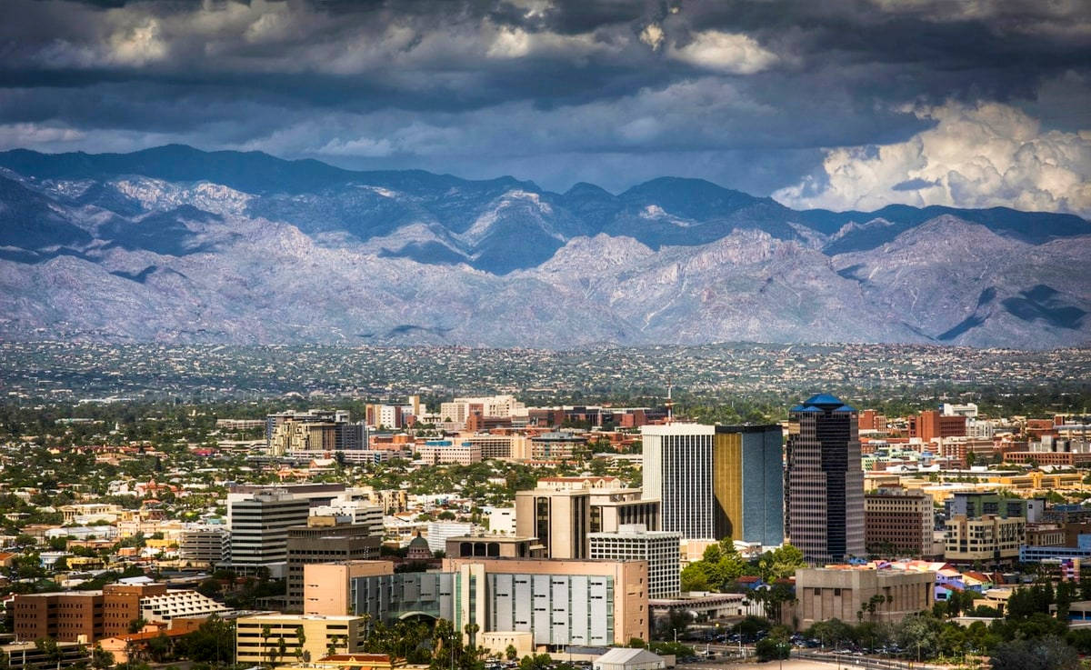 Tucson Arizona Landscape Background