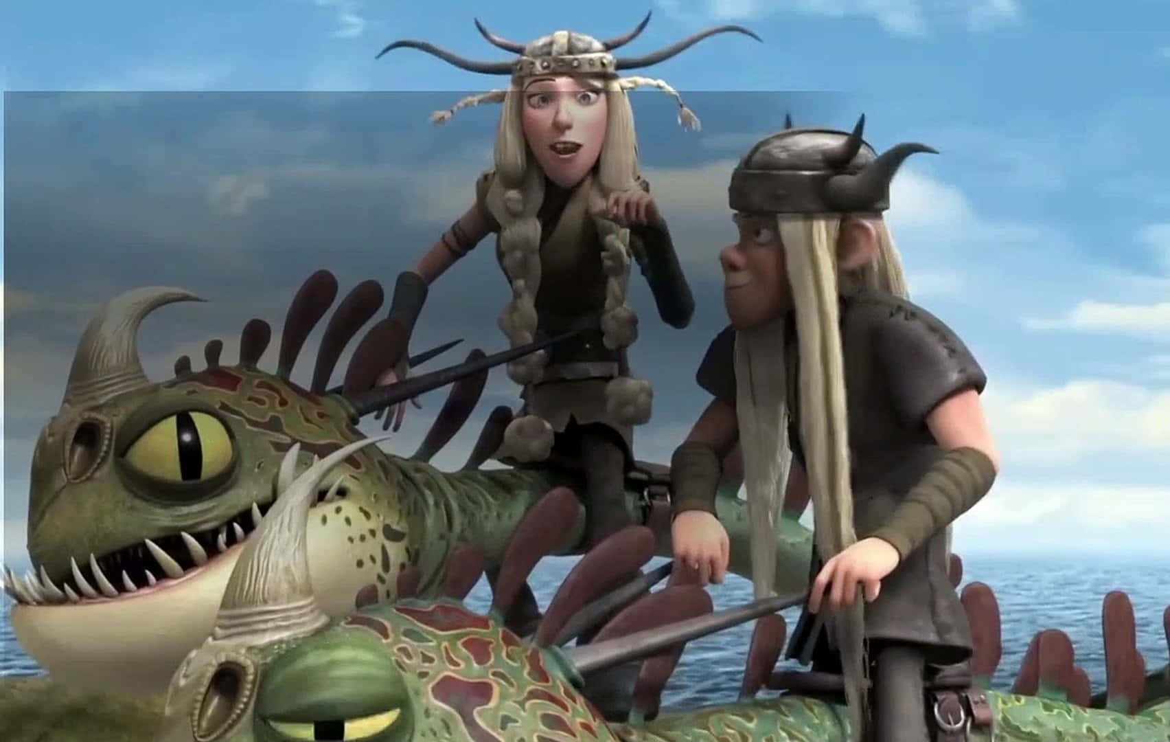 Tuffnut And Ruffnut Talking In Dragons Riders Of Berk