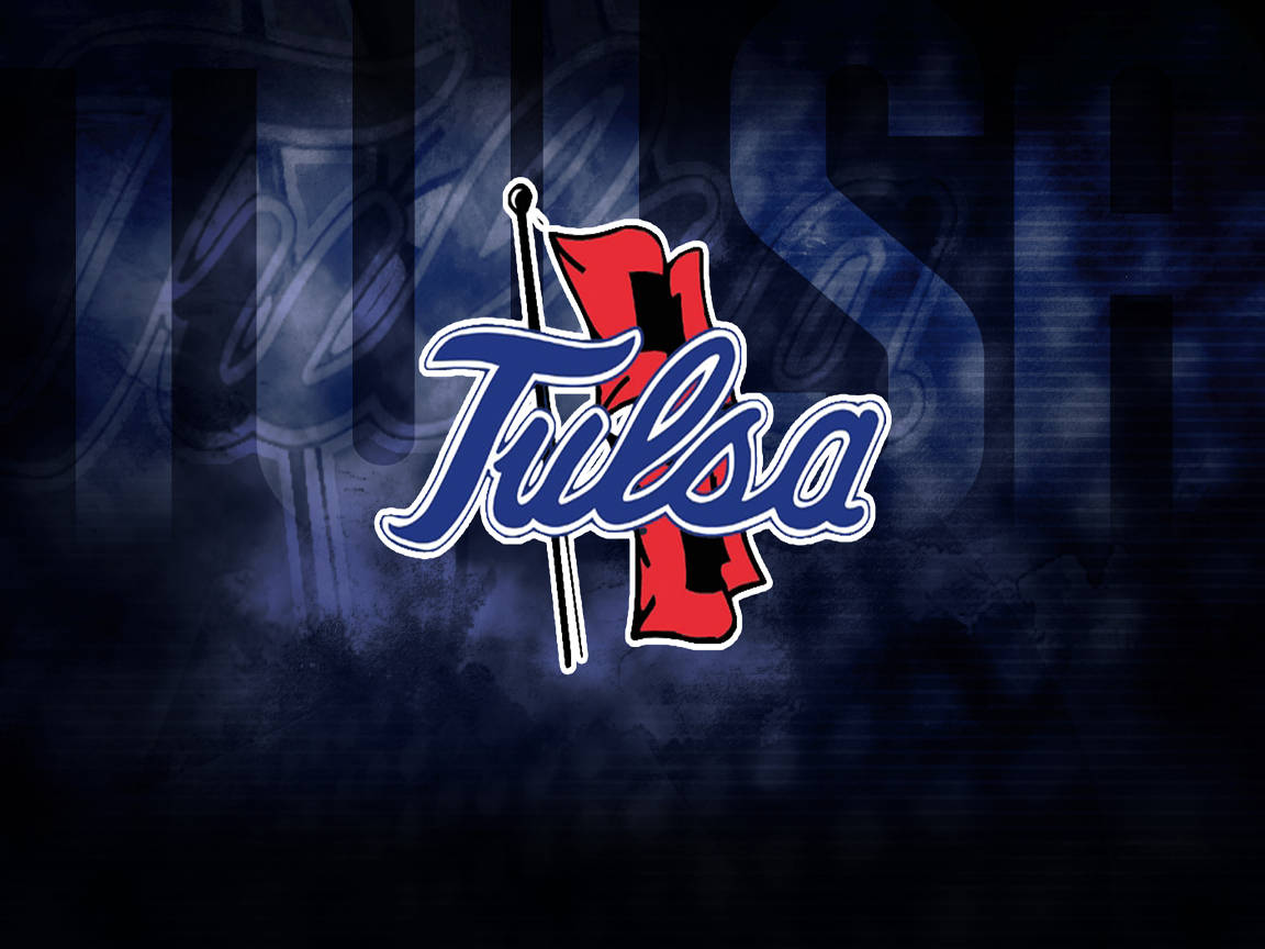 Tulsa Sports Team Logo Blue Background Background