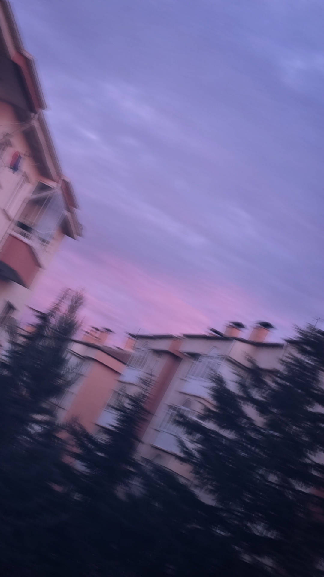 Tumblr Aesthetic Blurry Purple Sky Background