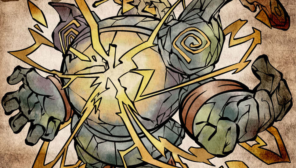 Tummy Of Golett Background