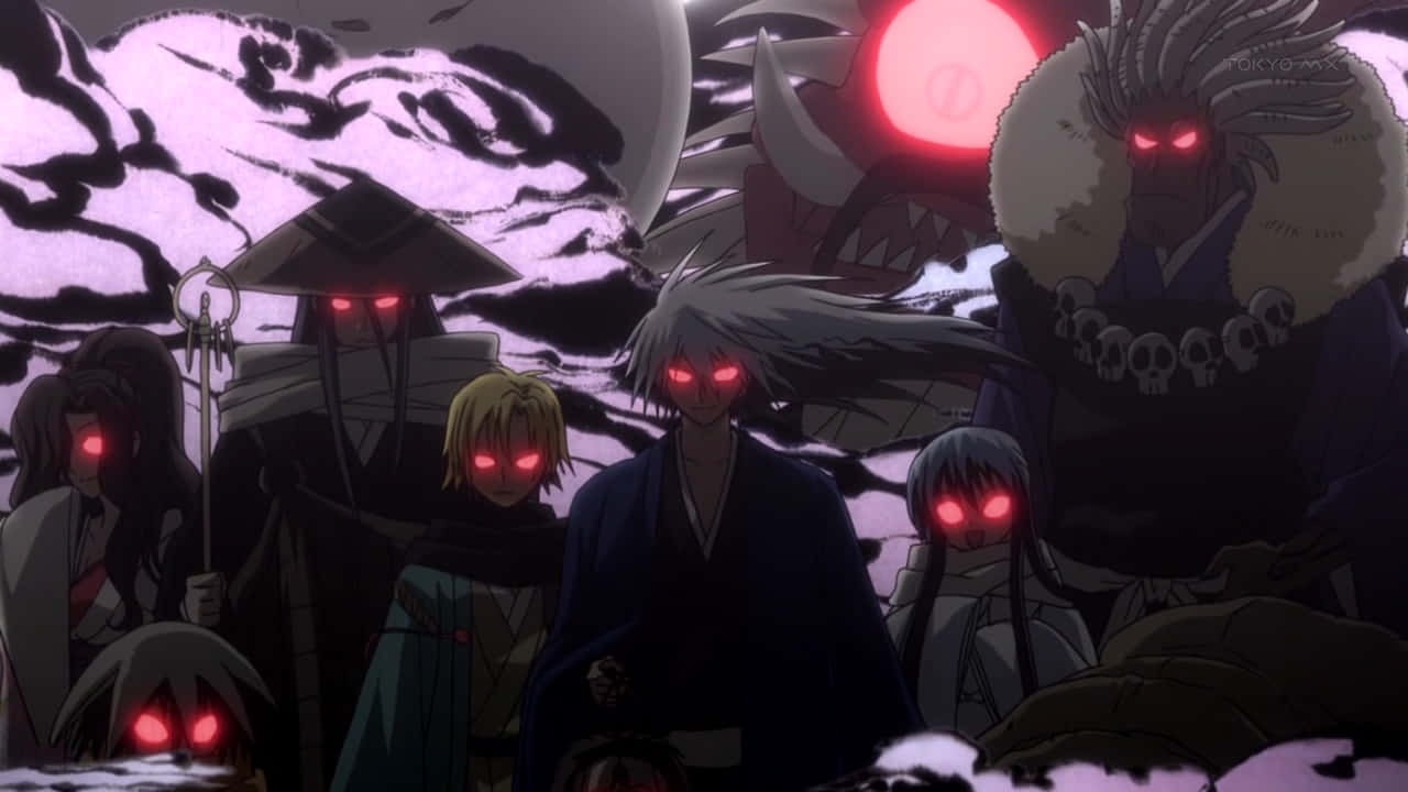 Tumultuous Anime Scene Background