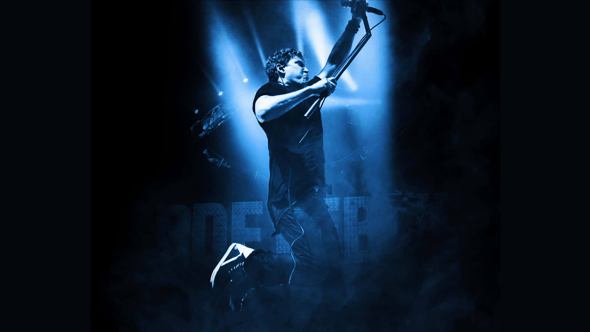 Tumultuous Concert Scene Background