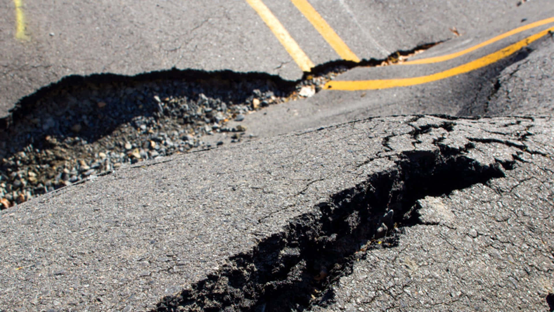 Tumultuous Earthquake Aftermath Background