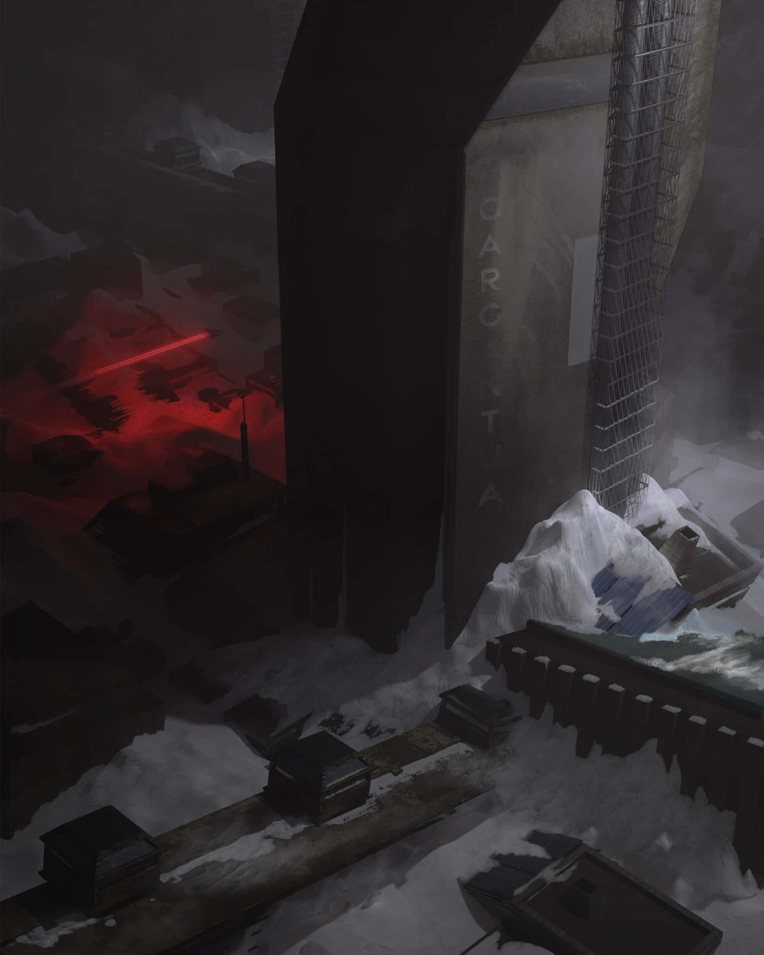 Tumultuous Ruin Background