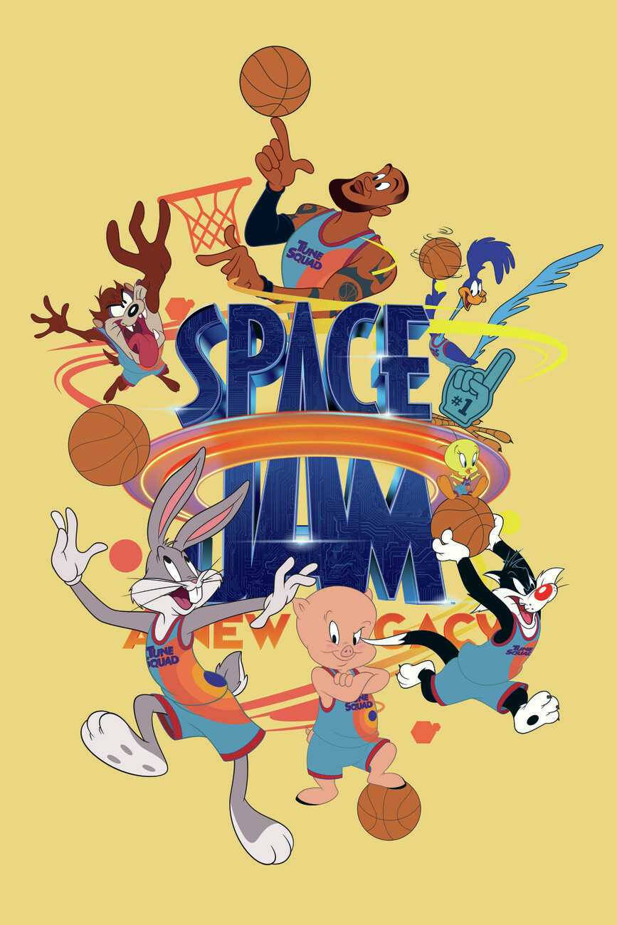 Tune Squad Unites For Space Jam 2 Background