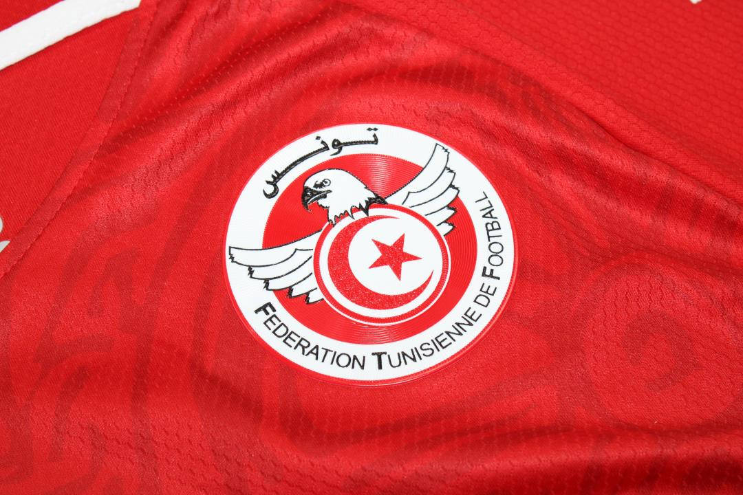 Tunisia National Football Team Red Jersey Background