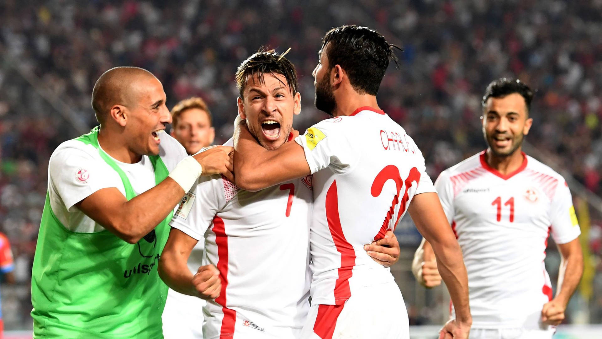 Tunisia National Football Team Victory Background