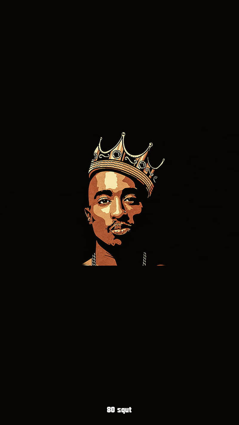 Tupac King Of Rap Computer Background