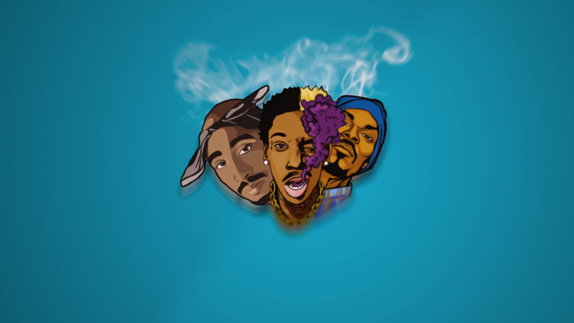 Tupac Wiz Khalifa Snoop Dogg Background