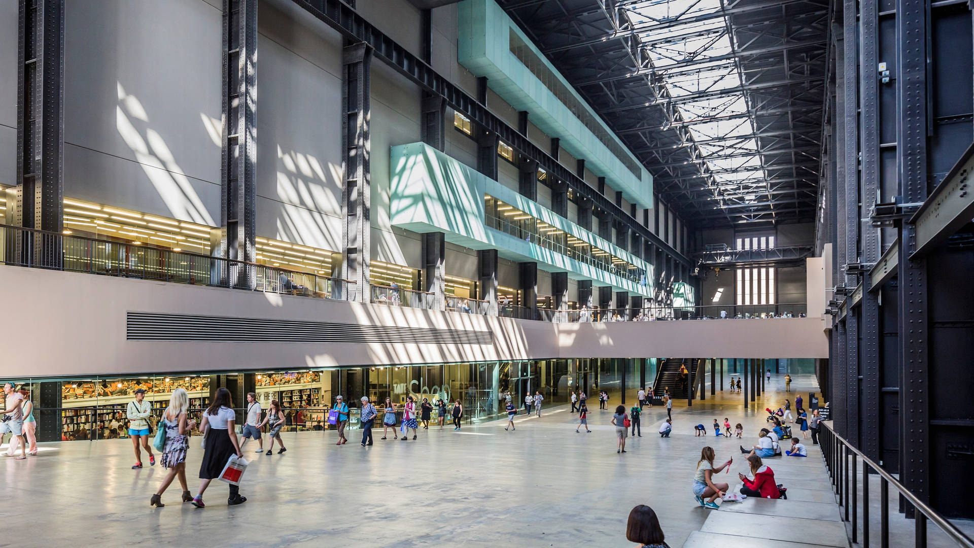 Turbine Hall In Morning Tate Modern Background