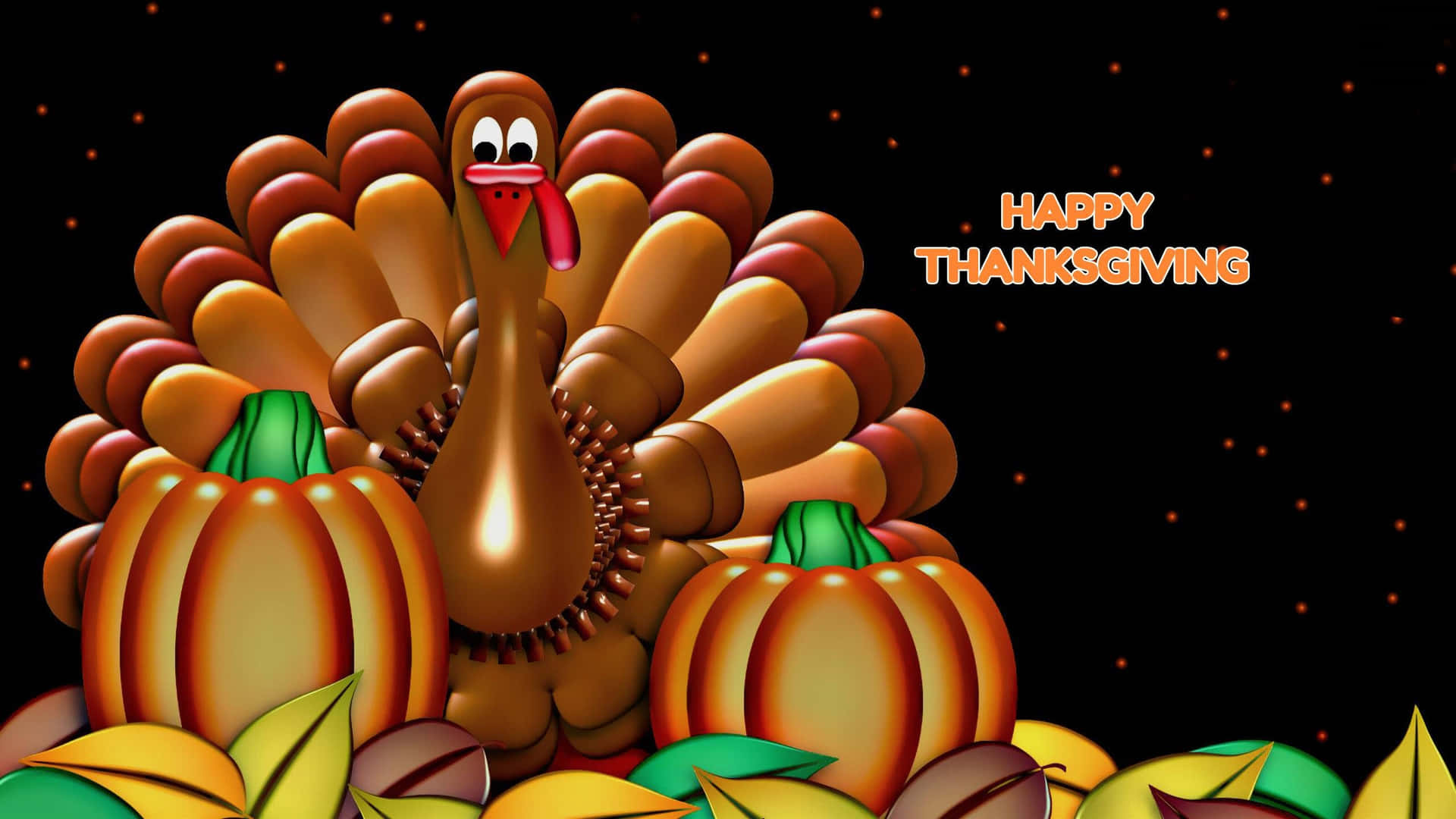 Turkey Anime Thanksgiving Background
