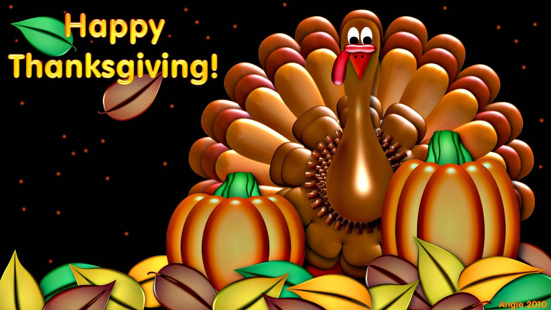 Turkey For Thanksgiving Background