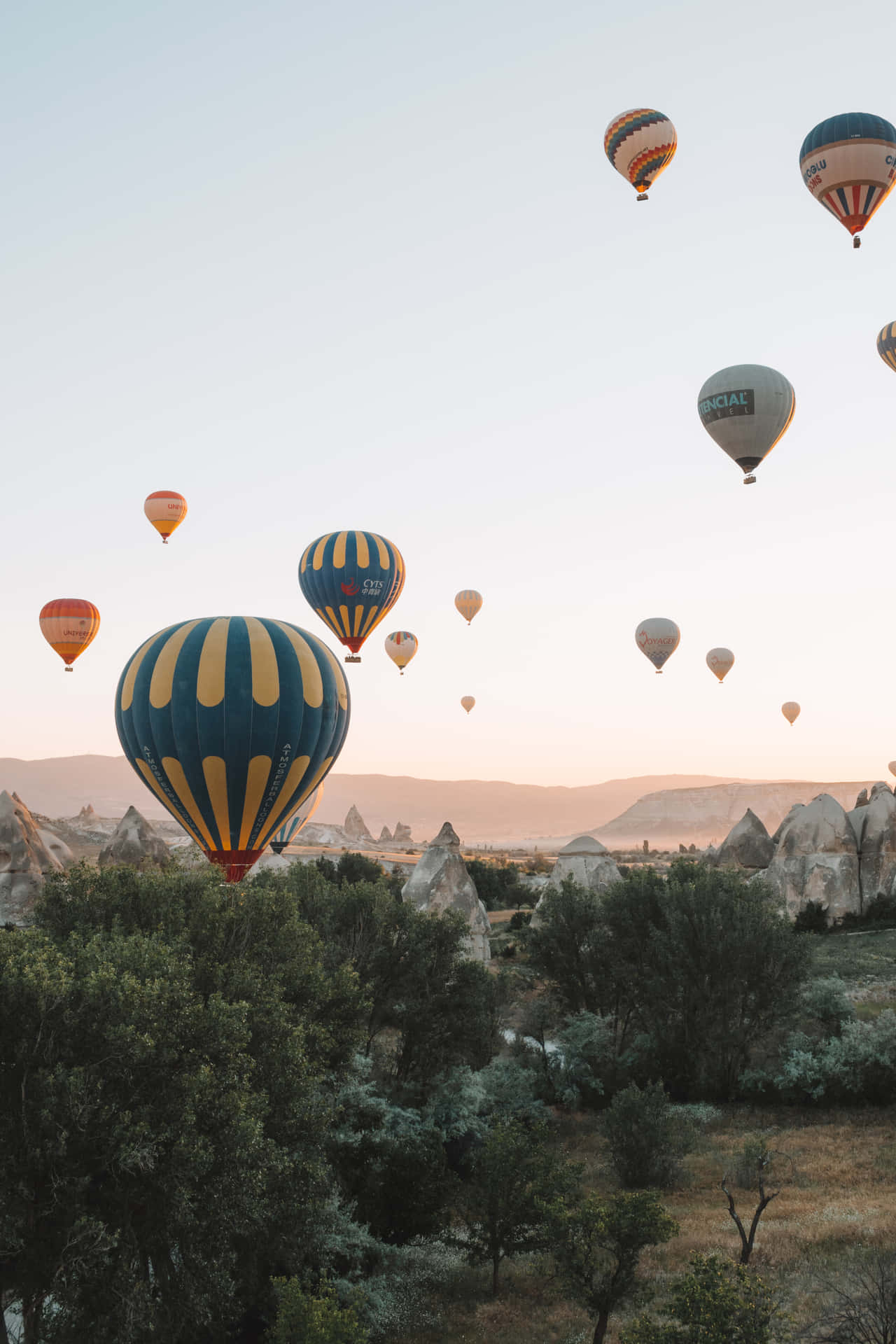 Turkey Hot Air Balloon Adventure Background