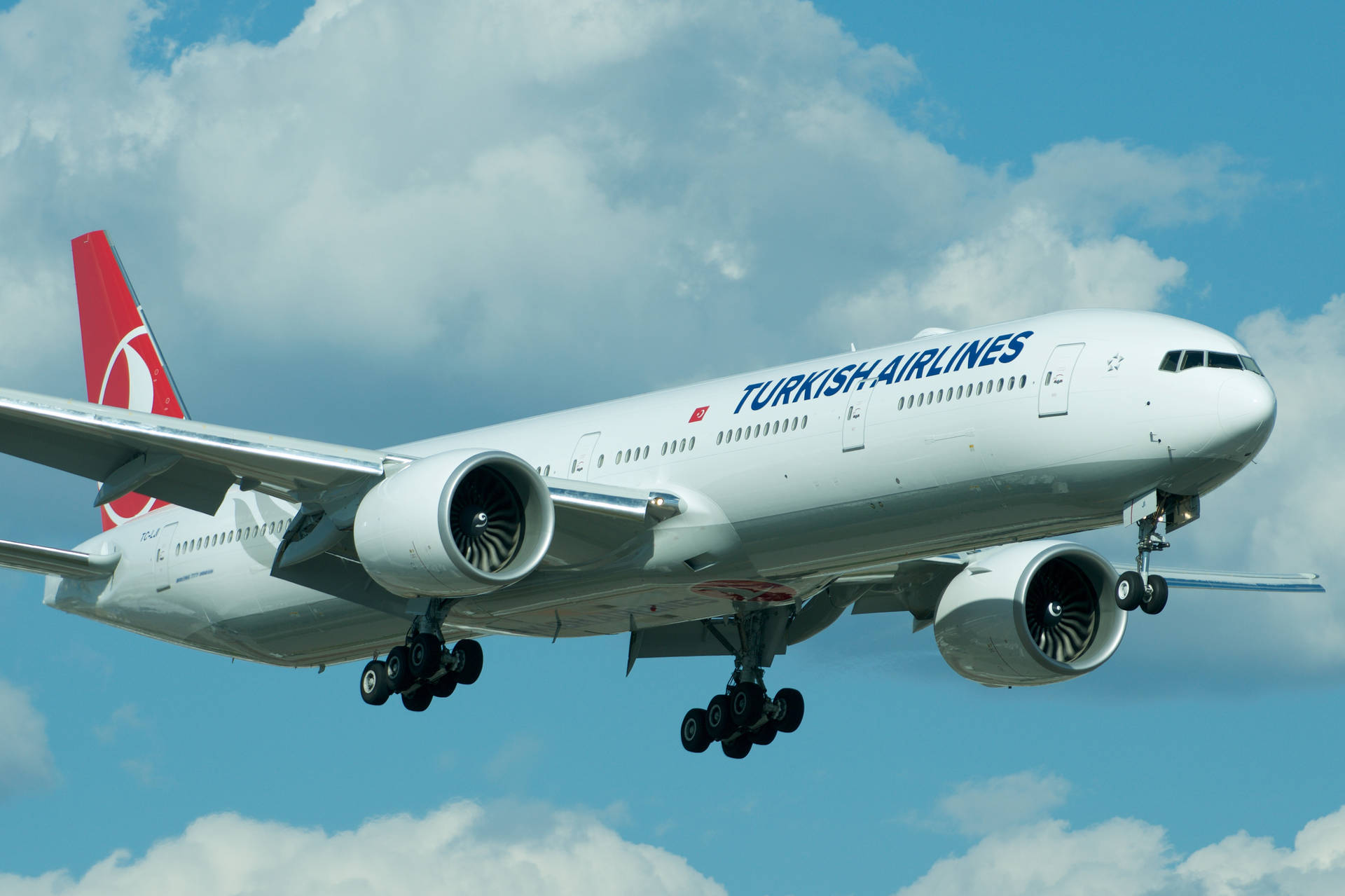 Turkish Airlines Boeing 777-3f2 Model Background