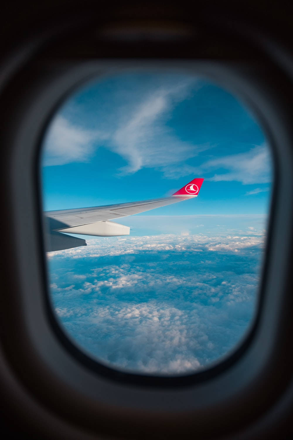 Turkish Airlines Window View Background