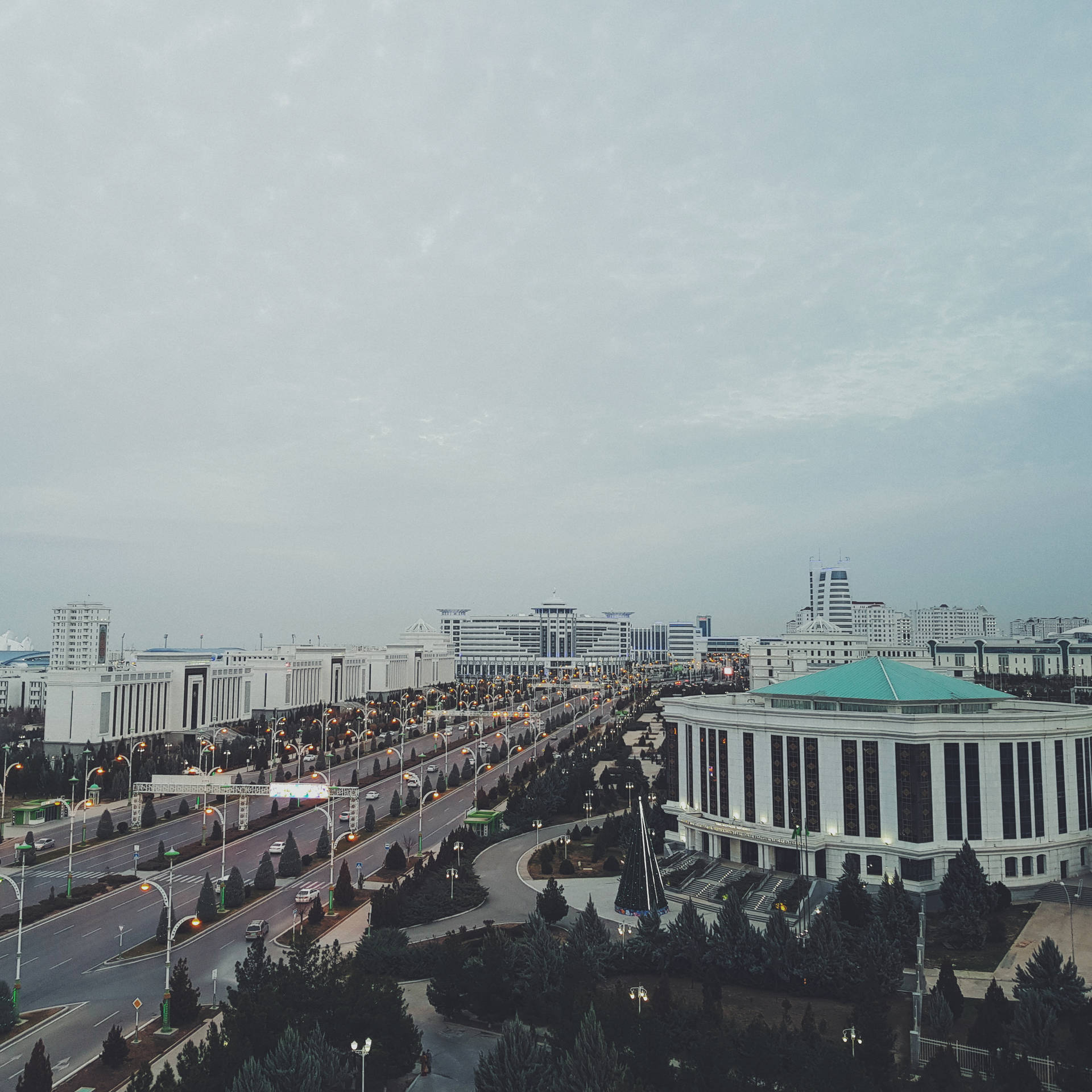 Turkmenistan Capital City Background