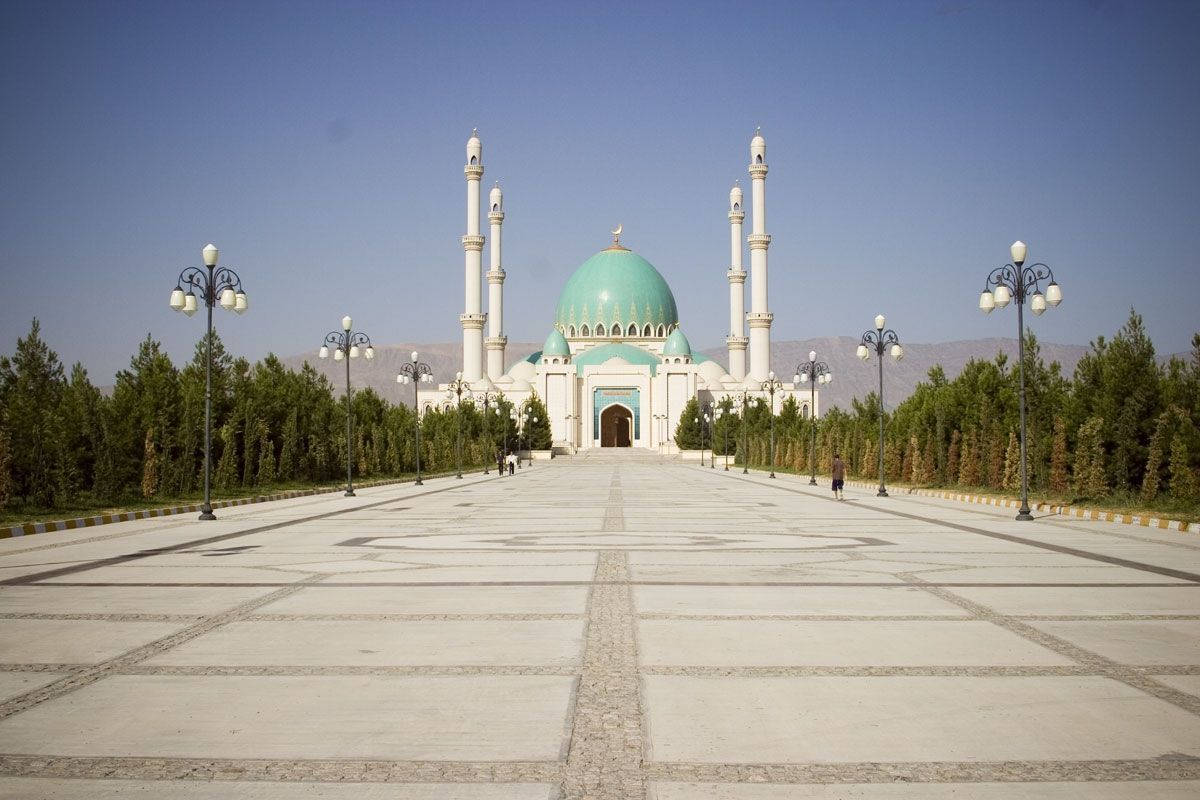 Turkmenistan Saparmurat Hajji Mosque Background