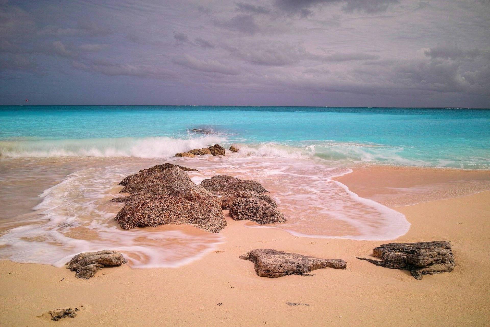 Turks And Caicos Brown Beach Background