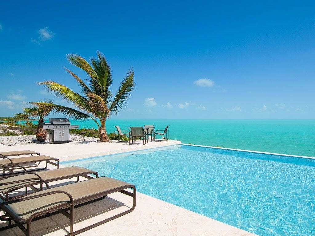Turks And Caicos Luxury Resort Background
