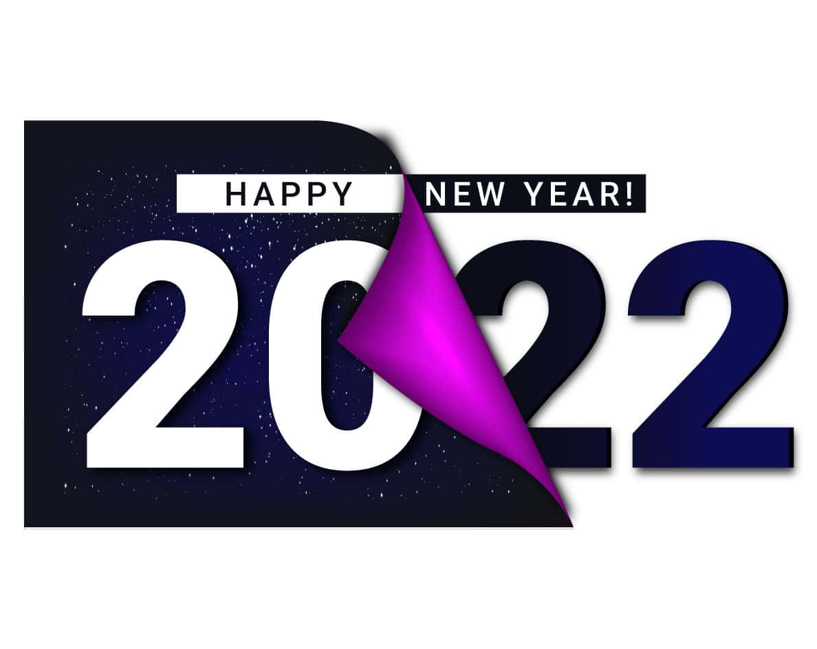 Turn Page New Year 2022 Background