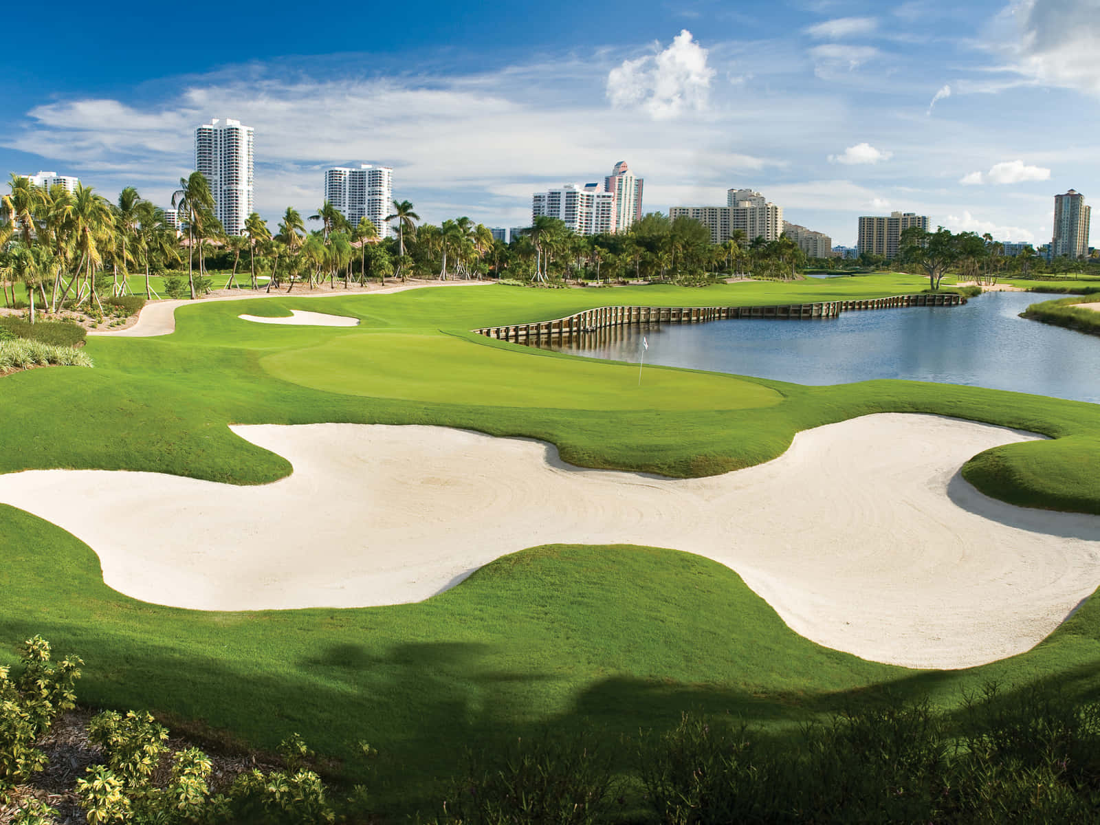 Turnberry Isle Country Club Florida Golf Background