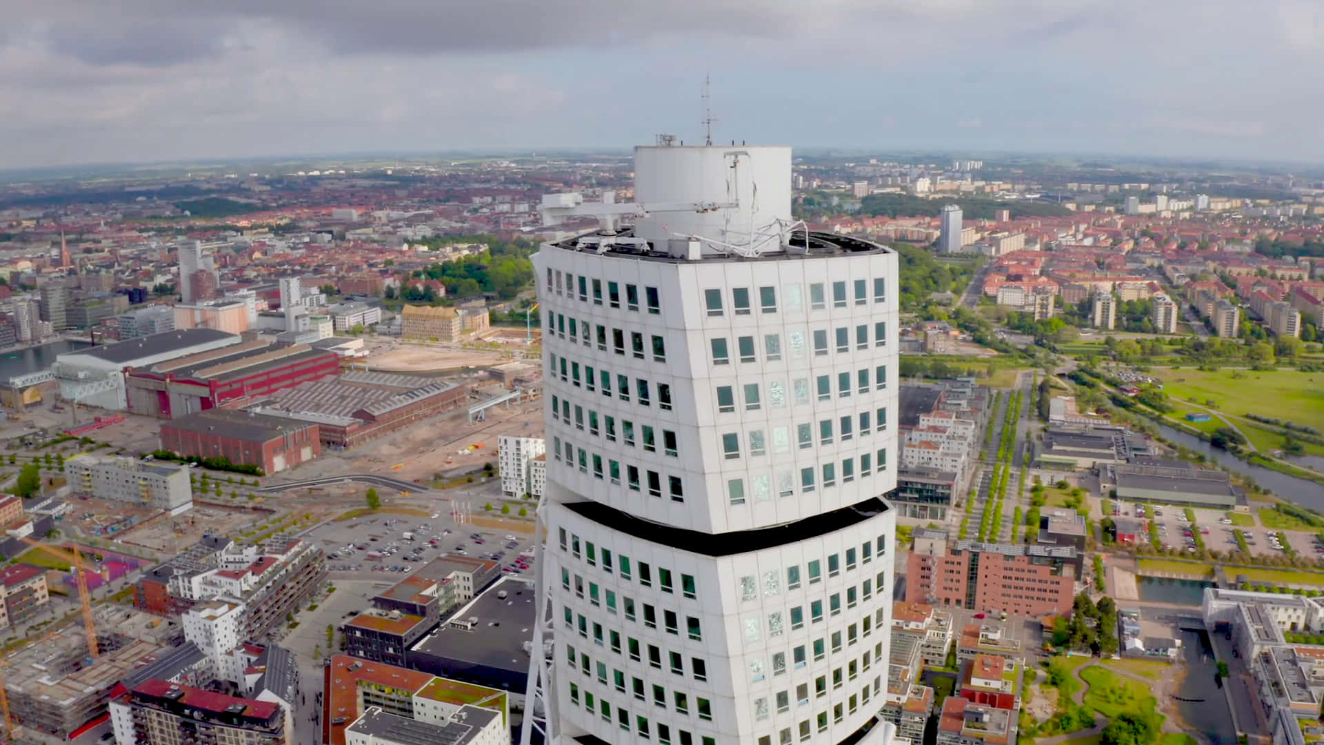 Turning Torso Malmo View Background