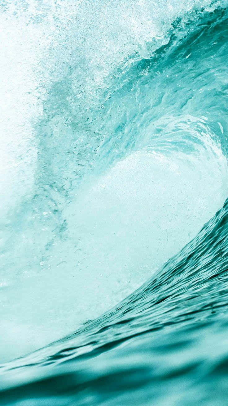 Turquoise Aesthetic Wave