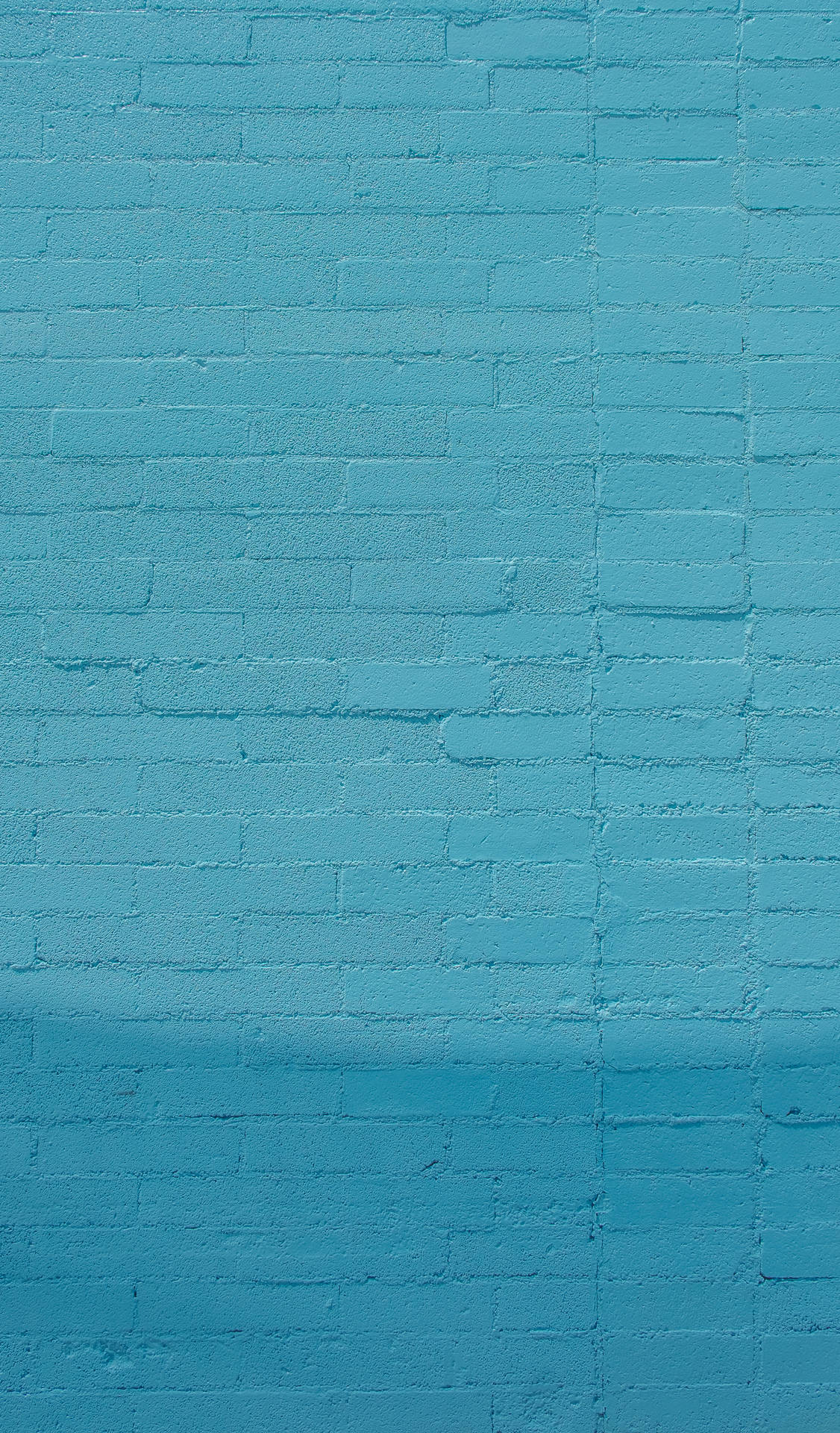 Turquoise Blue Wall Bricks Background
