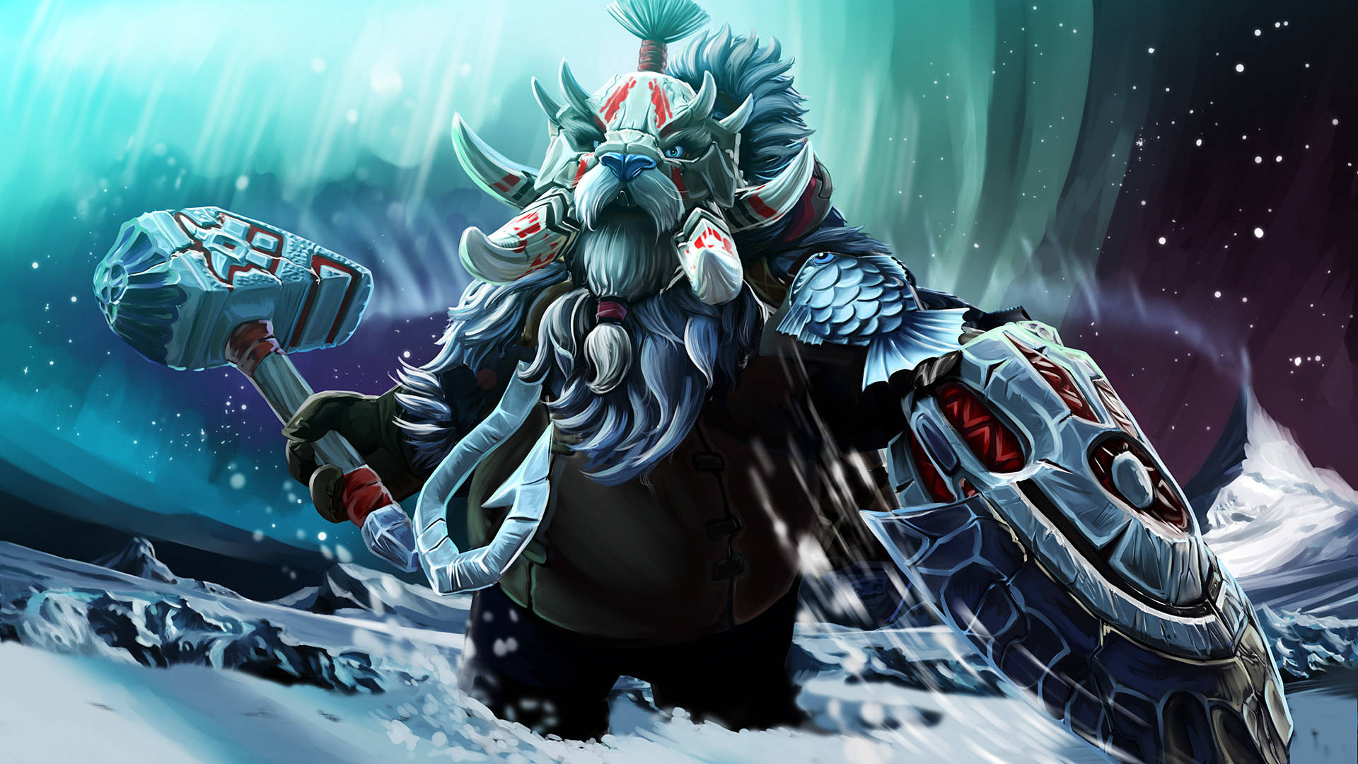 Tusk Fanart Dota 2 Desktop Background