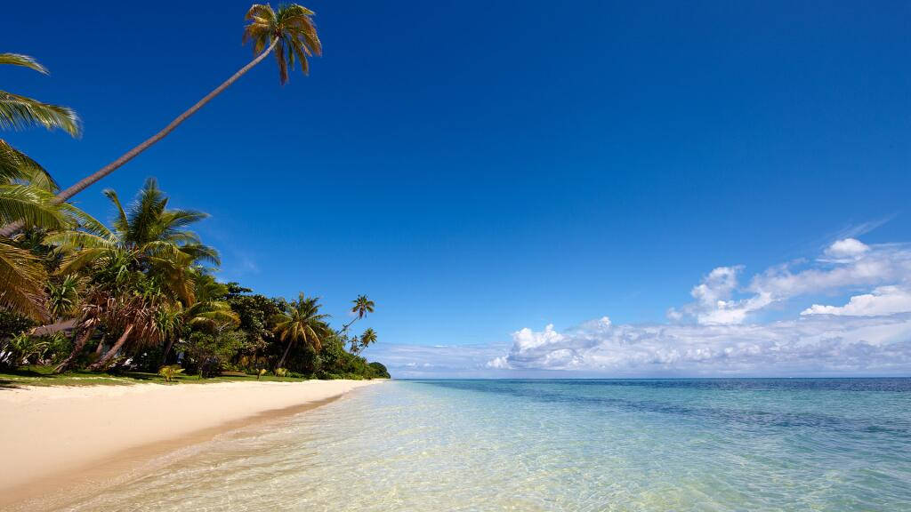 Tuvalu Beautiful Sand Background