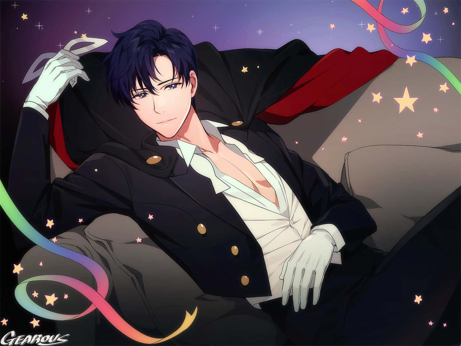 Tuxedo Mask - Ready For Action! Background