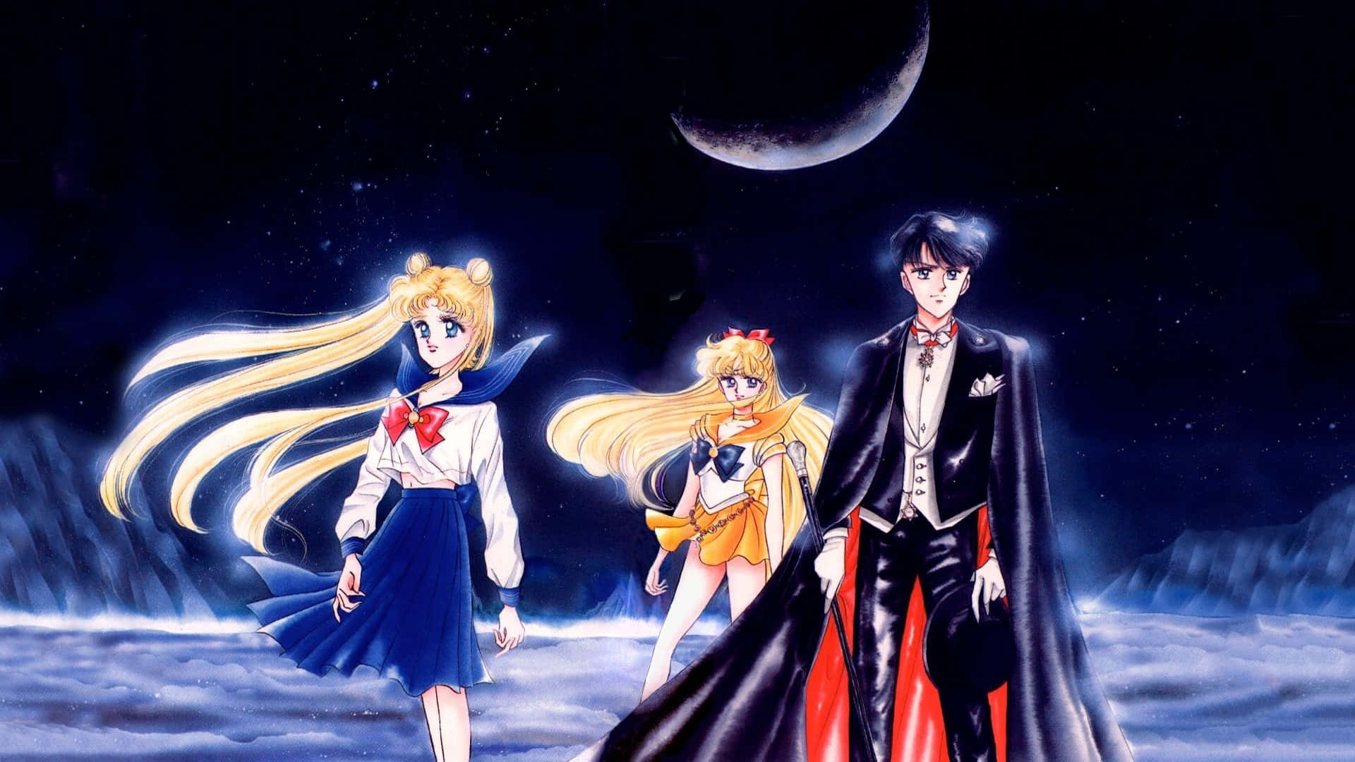 Tuxedo Mask - The Mask Of Justice Background