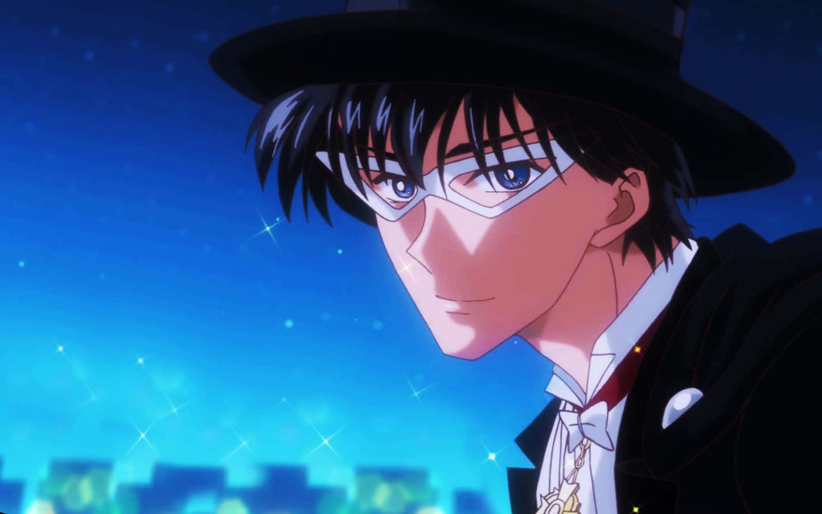 Tuxedo Mask - The Savior Of Love And Justice Background